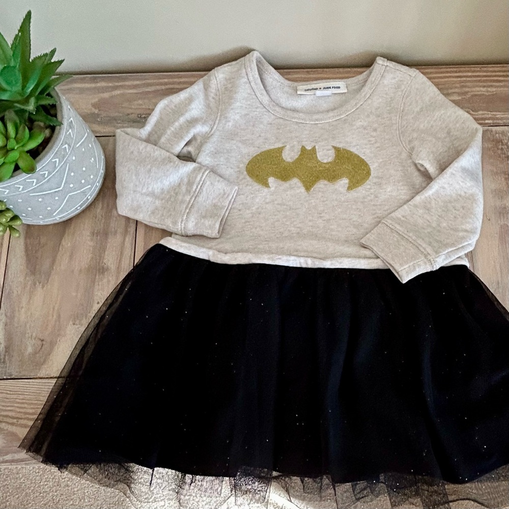 Baby Gap + Junk Food Batman Dress ✨